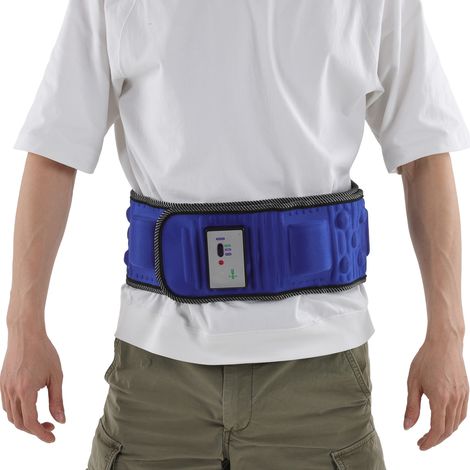 Coussin chauffant pour la taille, ceinture de massage électrique chauffante pour le ventre, masseur abdominal chauffant pour sculpter la silhouette, 100-240 V CA, prise britannique (1/5)