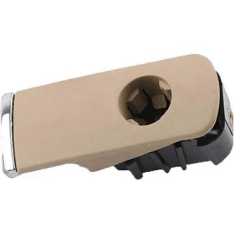 Poignée de verrouillage de couvercle de boîte à gants beige pour voiture à conduite à gauche-- (1/5)