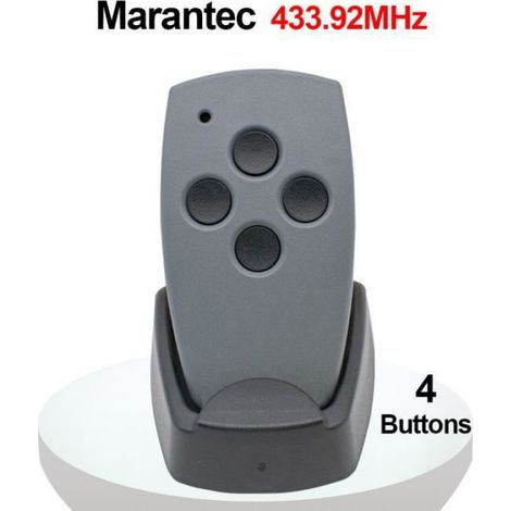 Télécommande de garage Marantec Digital 302 304 - Marantec - Fréquence 433mhz/868mhz - Copie en face à face