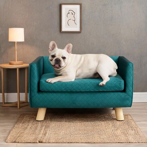 Couchage pour chien azul 64 x 45 x 36 cm (1/5)