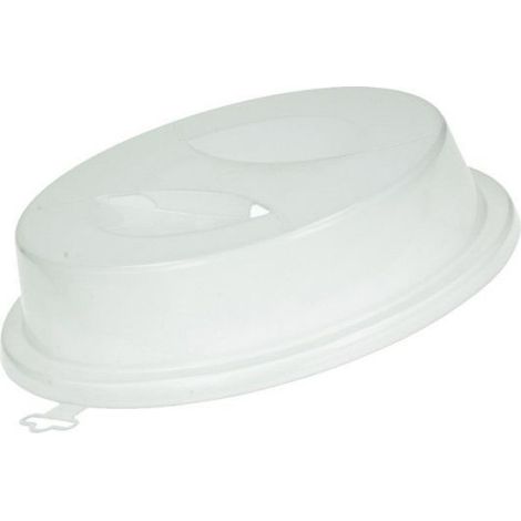 Cloche Micro-ondes - Diamètre 27 cm - Hauteur 5,5 cm - Blanc - 1 Pièce