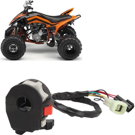 Die Lenkerstartschaltereinheit 5LP-83973-01-00 passt zur Yamaha Raptor 660 2001-2005 (Lenkerschalter SK0073). (1/5)