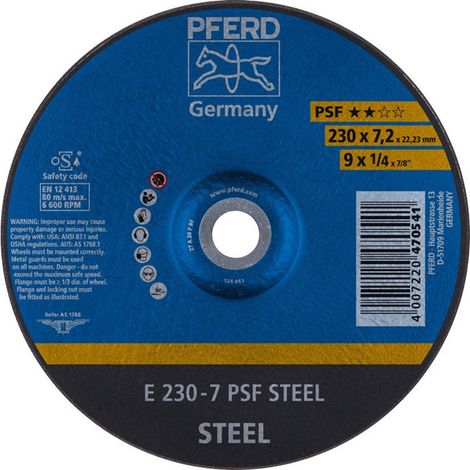 PFERD disco desb. e230-7a30psf forte caballito , Disco Desb. E230-7A30Psf Forte 62023634 de la marca Pferd.