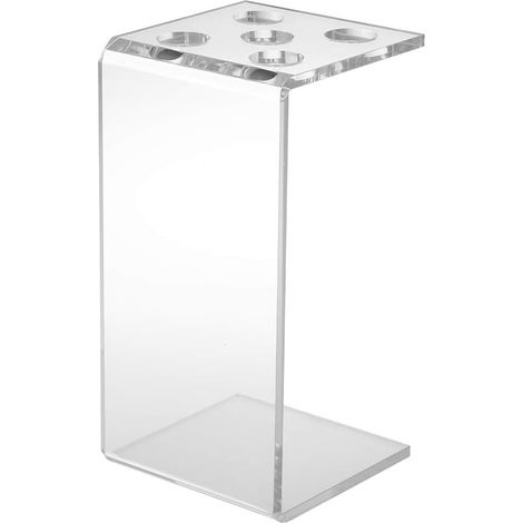 Support de Peigne à Ciseaux à Cheveux Professionnel Support de Cisaillement de Ciseaux de Salon Organisateur de Peignes de Coiffure Acrylique Transparent pour Outils de Salon (1/4)