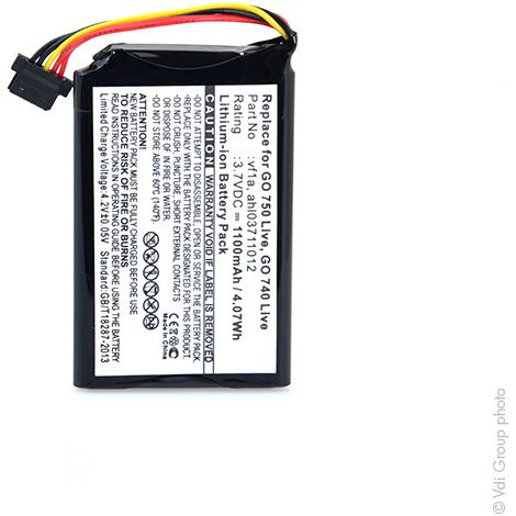 NX - Batterie GPS 3.7V 1100mAh - AHL03711012HM9440232488VF1A (1/4)