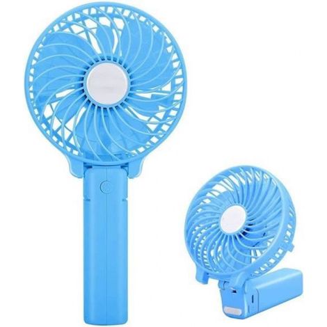Ventilateur À Main - Pliable - USB Rechargeable - 3 Vitesses - Noir - 203 x 110 x 64 mm - 2000 mAh (1/4)