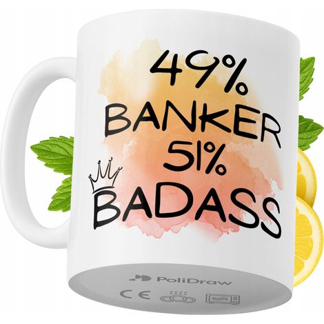 Lustiger Kaffee- oder Teebecher für Banker mit witzigem Textdesign – ideal für Geburtstage, Namenstage, Feiertage und besondere Anlässe. Hochwertiger Becher für Zuhause, Büro und Arbeit. Farbe: Weiß, 