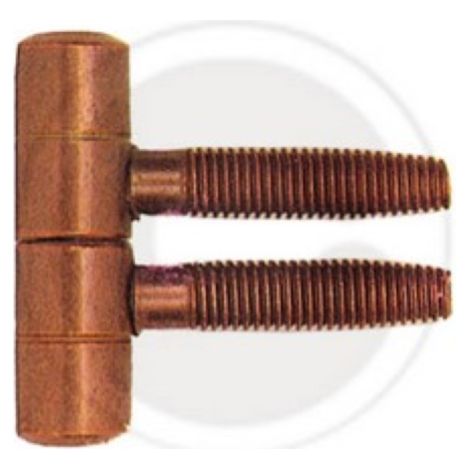 CharniA re Anuba 100 pcs en acier plaquA  laiton CharniA res 13 mm pour portes en bois