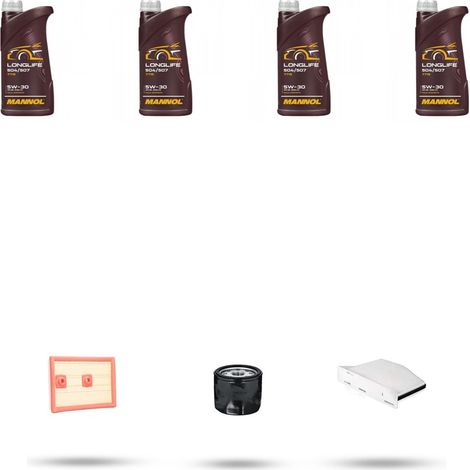 Kit tagliando 3 FILTRI e 4L OLIO compatibile con Vw Caddy IV (2K SA SE) 1.2 TSI 62kw Dal 2015 (1/5)