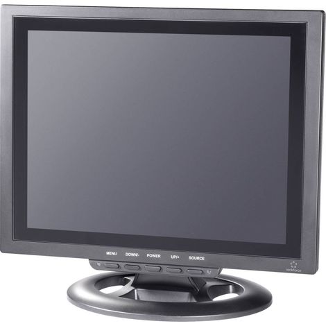 Moniteur de vidéosurveillance 449238 30,48 cm (12 pouces) – Résolution 800 x 600 pixels – Entrées HDMI et VGA – Angle d'observation 140° – Renkforce (1/5)