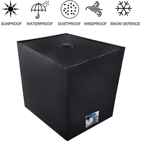 Wassertankabdeckung, 1000-Liter-IBC-Tankabdeckung, staubdicht, UV-beständig, regendicht, 116 x (1/5)
