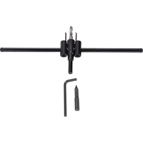 Mèche circulaire réglable de type aéronautique de 30 à 300 mm pour le travail du bois