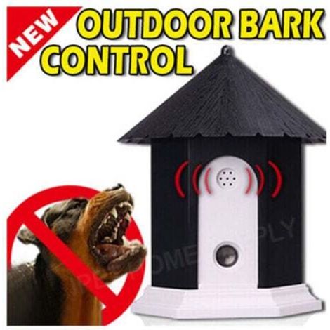 Waterproof Outdoor Ultrasonic Anti-Bark Control System, Anti-Bark Training Device, Ultrasonic Education and Training to Stop Barking without Electric Shock for Dogs (1/3)
