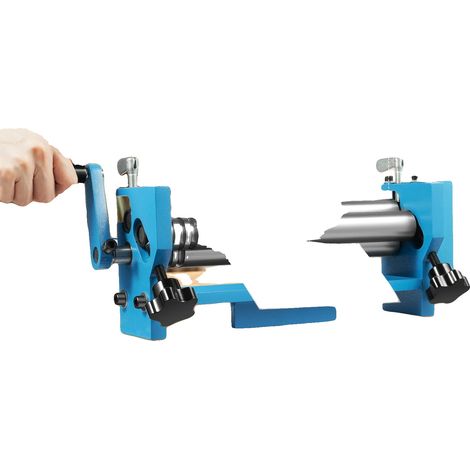 Machine à rouleaux à glissière, 48 mm x 17 mm x 17,5 mm, capacité de diamètre minimum de 1,26 pouce, poignée ergonomique, acier 45, fonctionnement fluide