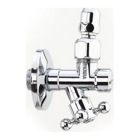 Va Albertoni Robinet sous e'vier avec filtre a' vis 1/2 x 3/8 avec poigne'e de cuvette en laiton robinet de remplacement pour lavabo de salle de bain
