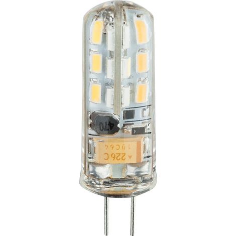 1 watt Ampoule LED G4 Mini ampoule 130 lumens 3000K blanc chaud (1/2)