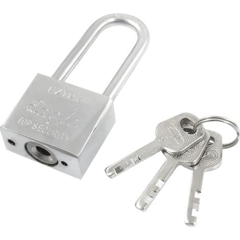 30mm Breit Metall Shäckel Sicherheit Forhängeschloss 2.8"avec 3 Schlüssel (1/2)