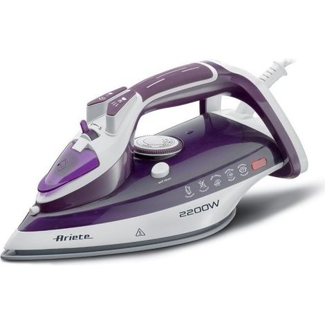 Ariete 6243 plancha de vapor violeta y blanca (1/5)