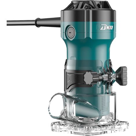 Défonceuse Électrique à Bois, 550W, 35000 tr/min, Pince de 6,35mm, Outil de Fraisage
