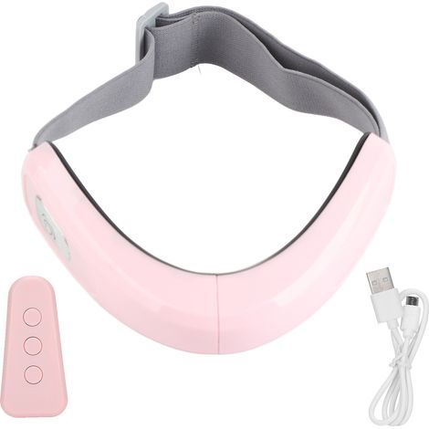 Appareil électrique de lifting visage V-Face, machine amincissante faciale vibrante anti-double menton (Rose) (1/5)