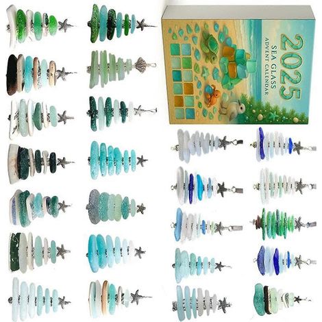Modernes Acryl-Weihnachtsschmuckset, hochwertiges, bruchsicheres Design, sichere Dekoration für Kamine, Fenstersimse und Fenster, mehrfarbig (1/5)