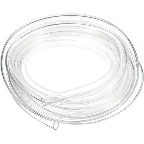 Tube en PVC, 8mm ID x 12mm OD x 2mm Épaisseur, Tuyau Aquarium, Tube en PVC Transparent de 4m de Long, Tuyau D'Eau en Plastique Léger et Flexible pour L'Aquaponie (1/5)