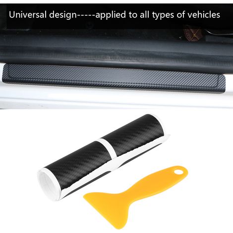 Ensemble de 4 protections universelles antidérapantes pour seuils de portières de voiture (1/5)