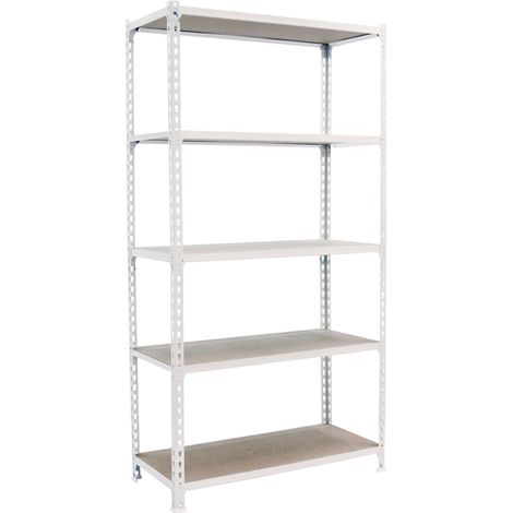 Simonrack Maderclick Superplus 5/500 scaffale bianco in legno (1/3)
