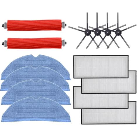 Accessoires brosses/filtres/lingettes de nettoyage 14 pièces Roborock S7/S7 Plus/T7/T7 Plus/T7S/T7S Plus (1/5)