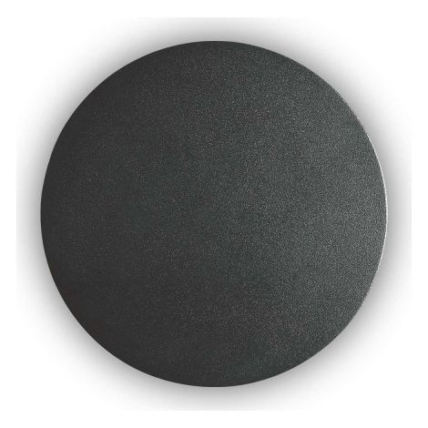 Applique Moderna Cover Alluminio Nero Led 9,5W 3000K Luce Calda D15Cm