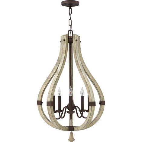 Elstead Middlefield - Lampadario 5 Luci Finitura Ferro Ruggine, E14 (1/5)