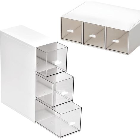 Teebeutelhalter mit 3 Schubladen, Küchenschrank mit Schubladen, Tee- und Kräuterteebeutelbox, Gewürzregal aus Kunststoff (1/5)