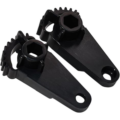 Levier de Commande Chauffage Climatisation Contrôleur de Ventilation 2pcs Compatible avec Citroen Berlingo C4 MK2 B9 5E2222300 5E2222400