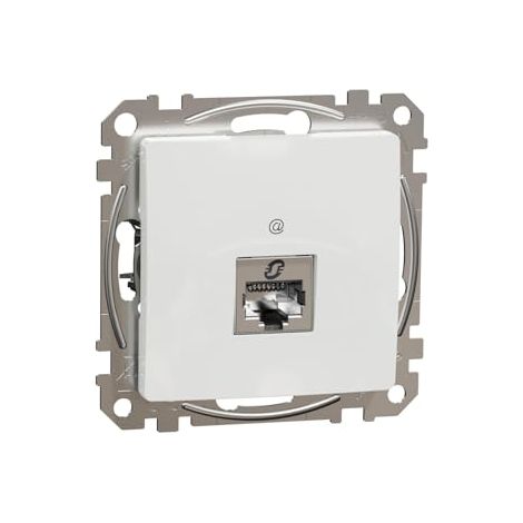 SEDNA DESIGN & ELEMENTS, PRISE POUR ORDINATEUR RJ45 KAT.5E UTP, BLANC SCHNEIDER ELECTRIC SDD111451S