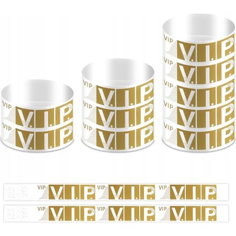 VIP-Armbänder für die Festival Club Party (Golden) für Junggesellinnenabschiede, 100 Stück