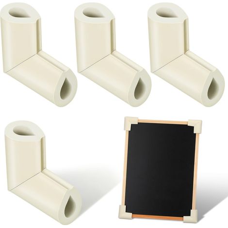 Lot De 12 Protecteurs D'Angle En Polyéthylène Souple Pour Meubles Protection Coin En Forme De U Anti-Choc Pour Déménagement Et Cadres Photo