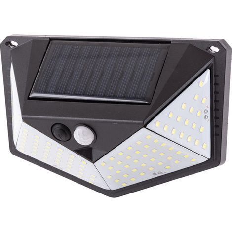 Lampada da parete a LED 6000ºK Solare IP65 Sensore 40.000H  [HO-SW6080-PIR] (1/5)
