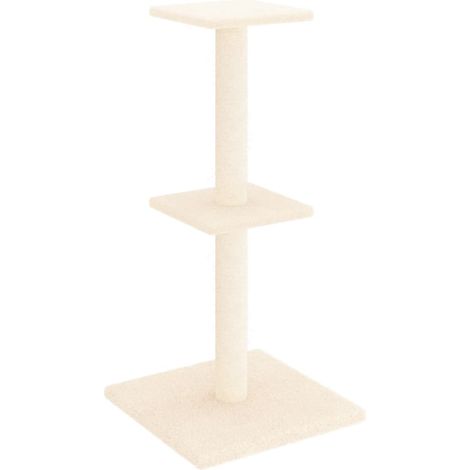 Tiragraffi per gatti Mobili per arrampicata su torre Tiragraffi piattaforma da arrampicata con tiragraffi in sisal 73 cm crema 020022520