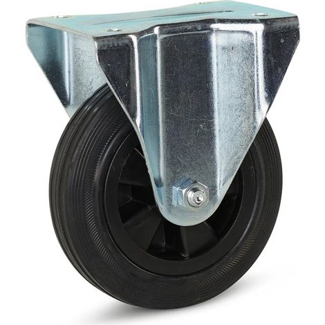 Roue fixe - MESO - Caoutchouc - 160mm - 140kg