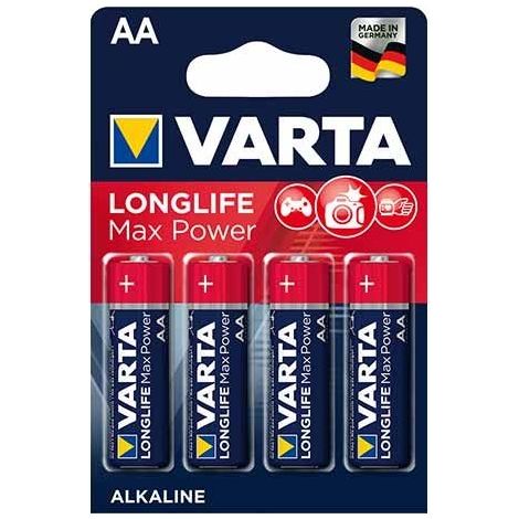 Varta Max Tech Batteria Aa, 4-Er Blister