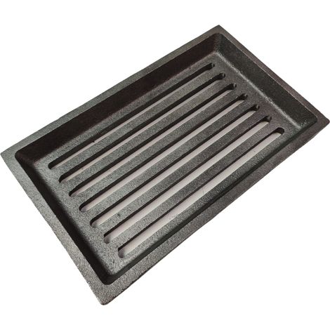 Grille à cendres pour poêles à cheminée Kiruna 8 de Oranier - fonte - dimensions d'encastrement parfaitement adaptées