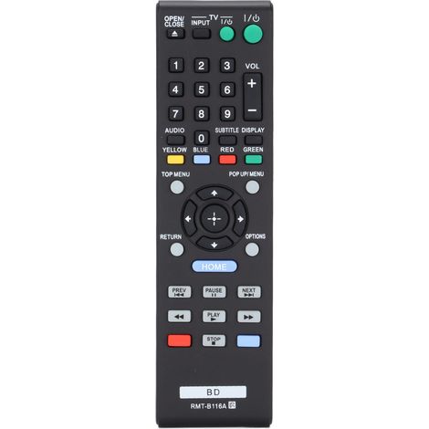 Ersatzfernbedienung für Sony DVD-Player, einfach zu bedienen, Modell RMTB116A (1/5)