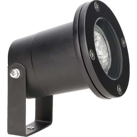Post proyector para bombilla GU10 en color negro (1/3)
