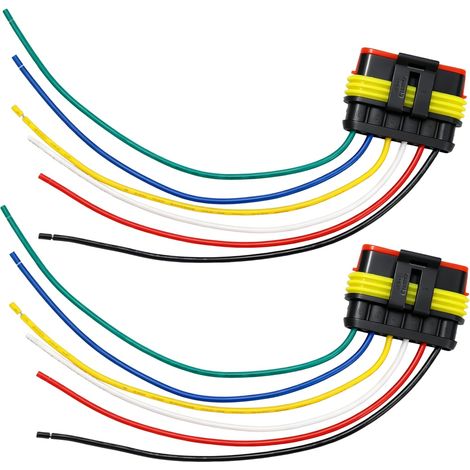 Paire de Feux Arrière avec Fiche 6 Broches - Remplacement pour Jumper, Boxer, Ducato 2002-2006 - Câble de Douille de Lampe Côté Gauche + Droite - 6350.AR / 6350AR (1/5)