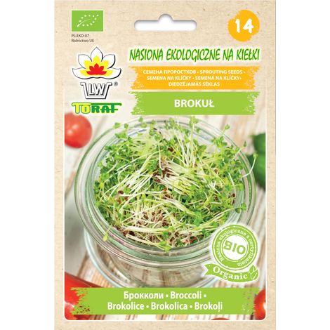 Semillas de brócoli orgánicas para germinar (10 g)