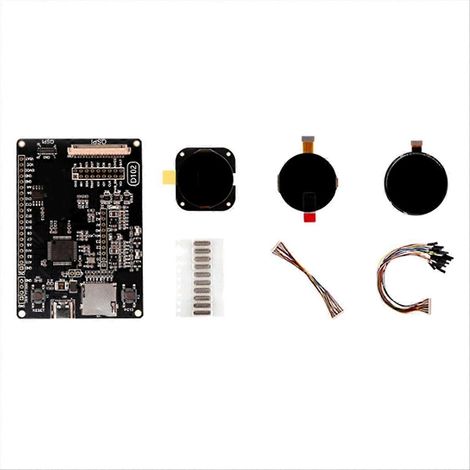 1 juego de módulo LCD con pantalla AMOLED DK0143S01 de 1,43 pulgadas, 466x466, SPI, QSPI, compatible con STM32 y ESP32, con esquema de circuito LVGL. (1/5)