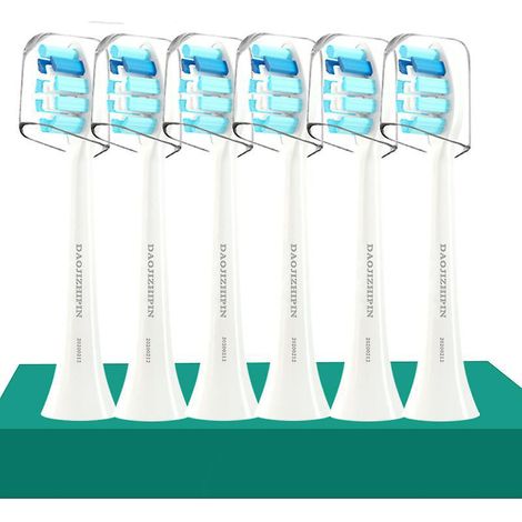 philips 6 Ttes De Brosse Dents Lectrique Sonique Pour Le Blanchiment Des Dents, Noir (1/5)