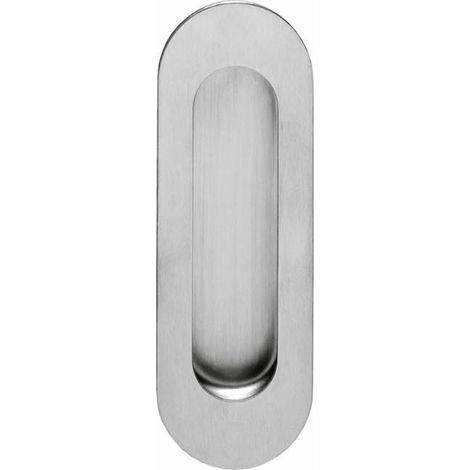 Intersteel Griffmuschel Oval 120 x 40 mm Edelstahl gebürstet (1/3)