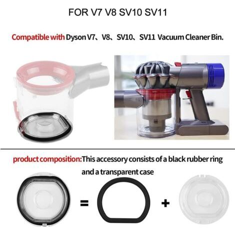 Couvercles de poubelle, pièces détachées pour aspirateurs Dyson V7, V8, SV10 et SV11 (1/3)