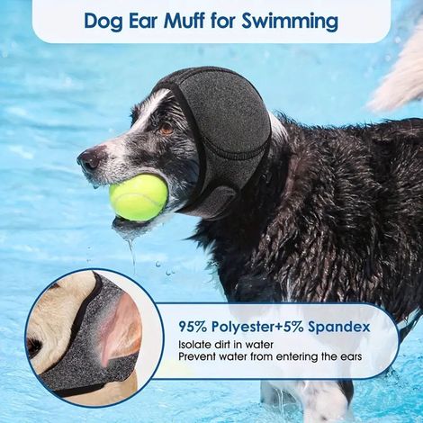 Protection auditive réglable grise – Taille S – Casque antibruit pour animaux et environnements sensibles (1/5)